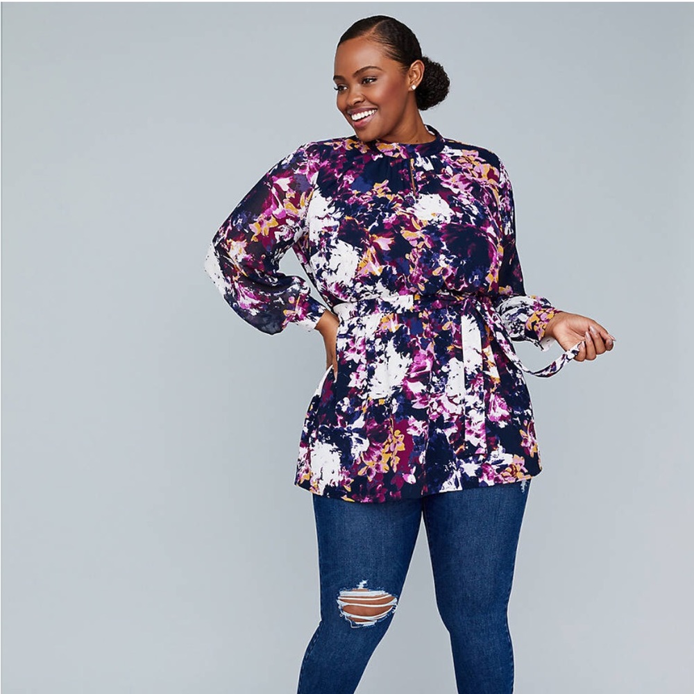 Lane Bryant Statement Blouse